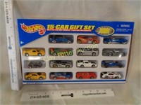 15 Car Hotwheels Gift Set