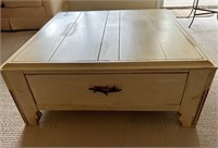 Romweber Square Coffee Table w 1 Huge Drawer