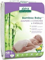 Aleva Naturals Hypoallergenic Bamboo Baby Diapers