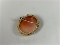 Vintage Opal Pretty Lady Pin