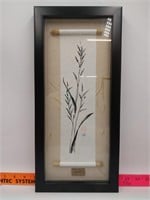 Fabric Black Chinese Painting and Scroll (2)