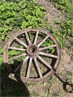 36' Wooden Wagon Wheel
