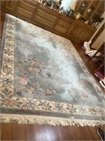 9 x 12 area rug with floral print