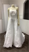 Wedding Dress by David’s Bridal Gowns size 14