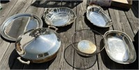 Lot of Silverplate Serving