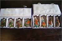 Set of 8 inside painted contemporary snuff bottles