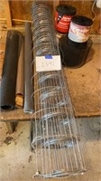 Lot of Screens, Metal Fencing Roll, Gutter Guards