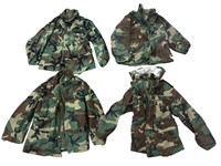 Four Military Cold Weather Jackets