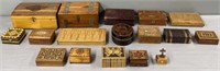 Wood Boxes Lot Collection