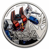 2023 Niue 1 Oz Silver $2 Transformers: Starscream