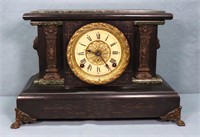 Victorian Seth Thomas Adamantine Mantel Clock