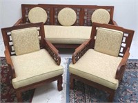Chinese fine carved rosewood lounge suite