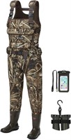 Women's Neoprene Chest Wader 600G Bootfoot Duck