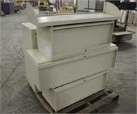 File Cabinet, (3) Cubical Cabinets, Cubical Shelf,