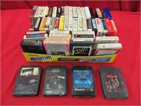 8 Track Tapes: Aerosmith, Peter Frampton, Eagles,