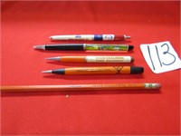 5 ALLIS CHALMERS ADV. PENS -ONE HAS MOVING TRACTOR