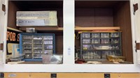 Cabinet Contents of Nuts, Bolts and Organizers