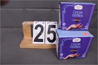 3 Box Cocoa Truffles  Exp 5/25/25