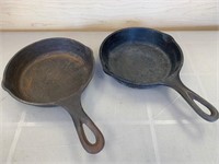 Pair of Lodge Cast Iron 6" Skillets
