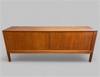 MID CENTURY TEAK CREDENZA