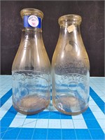 Vintage Milk Bottles