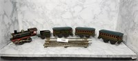 Bing Prewar O Gauge Loco Set + 3 Cars NYC