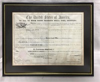 1853 United States Of America Document