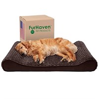 Furhaven Orthopedic Dog Bed for Large Dogs w/ Remo