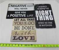 3 Positive Message Signs
