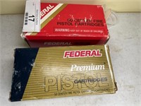 100 rds 38 spec hollowpoint Federal ammo