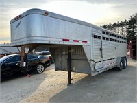 1995 Featherlite 20' Aluminum Cattle Trailer