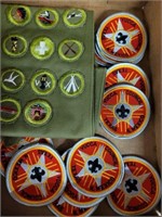 TRAY OF BOY SCOUT PATCHES, MISC