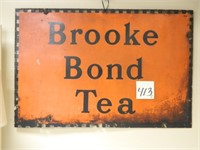 Porcelain Brooke Bond Tea Sign (30x20)