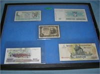 Collection of world currency