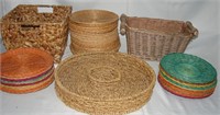 Selection of baskets & more