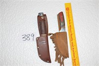 2 Pc. Knife Lot - Kabar Skinning Knife the other