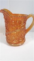 Orange count of all glass pitcher