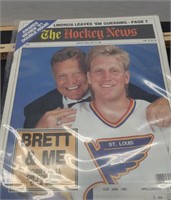 1991 Hockey News with Bobby and Brett Hull