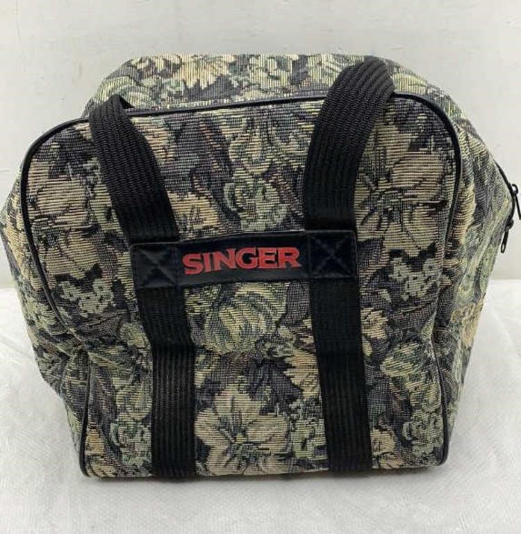 12x11x14in Vintage Singer Sewing Machine Bag