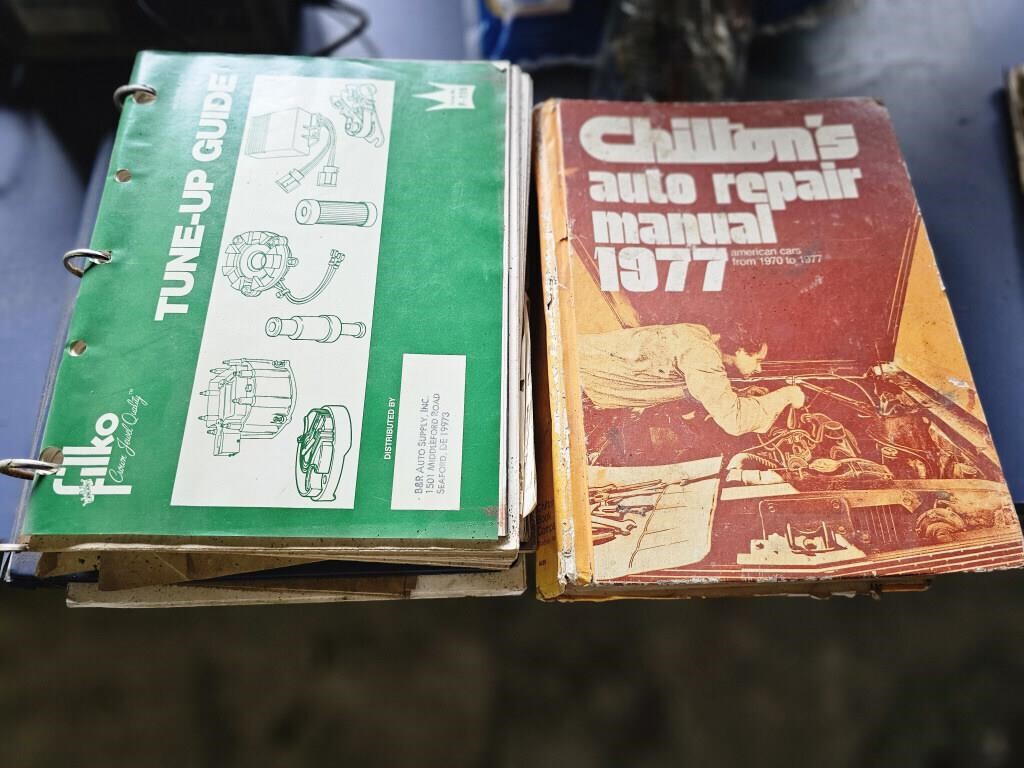 Vintage Chilton's Automotive repair manuals