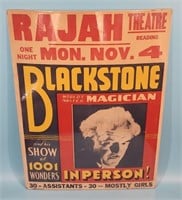 Rajah Theatre Blackstone The Magician Advertising