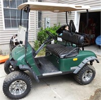 EZ-GO TXT Gas Powered two person golf cart,