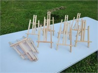 10 new small wooden easels