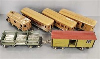 6 pieces Ives standard gauge train set including