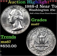 ***Auction Highlight*** 1988-d Washington Quarter