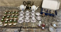 Misc tea service - cups, saucers, teapots etc…