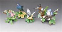 Lot # 3980 - (5) Lenox Porcelain birds view