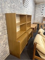 Pair of MCM style bookcases