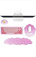 (New) Keyboard Cloud Wrist Rest 3 PCS, Ergonomic