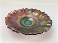 Vintage Iridescent Glass Dish